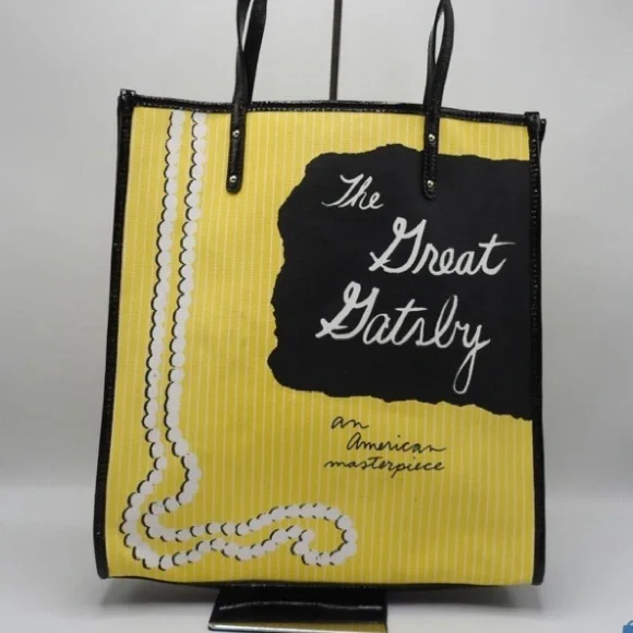 SOLD Kate Spade Rare Great Gatsby Tote - Picture 3 of 13